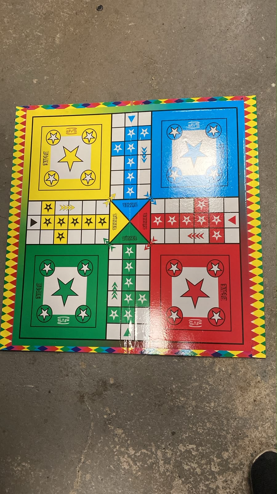 All In One Boardgames (Ludo, Chess, Alquerque, Snakes and Ladders) SKU-LUDO24 Closed30x60x1cm Open60x60x1cm 920g