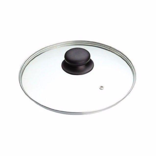 22cm Clear Glass Pan Lid With Knob Replacement Pan Lid 0785 A