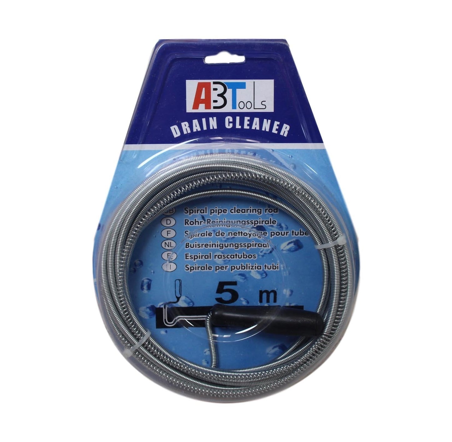 Drain Cleaner Spring Sink Wire with Handle 5m 5749 A