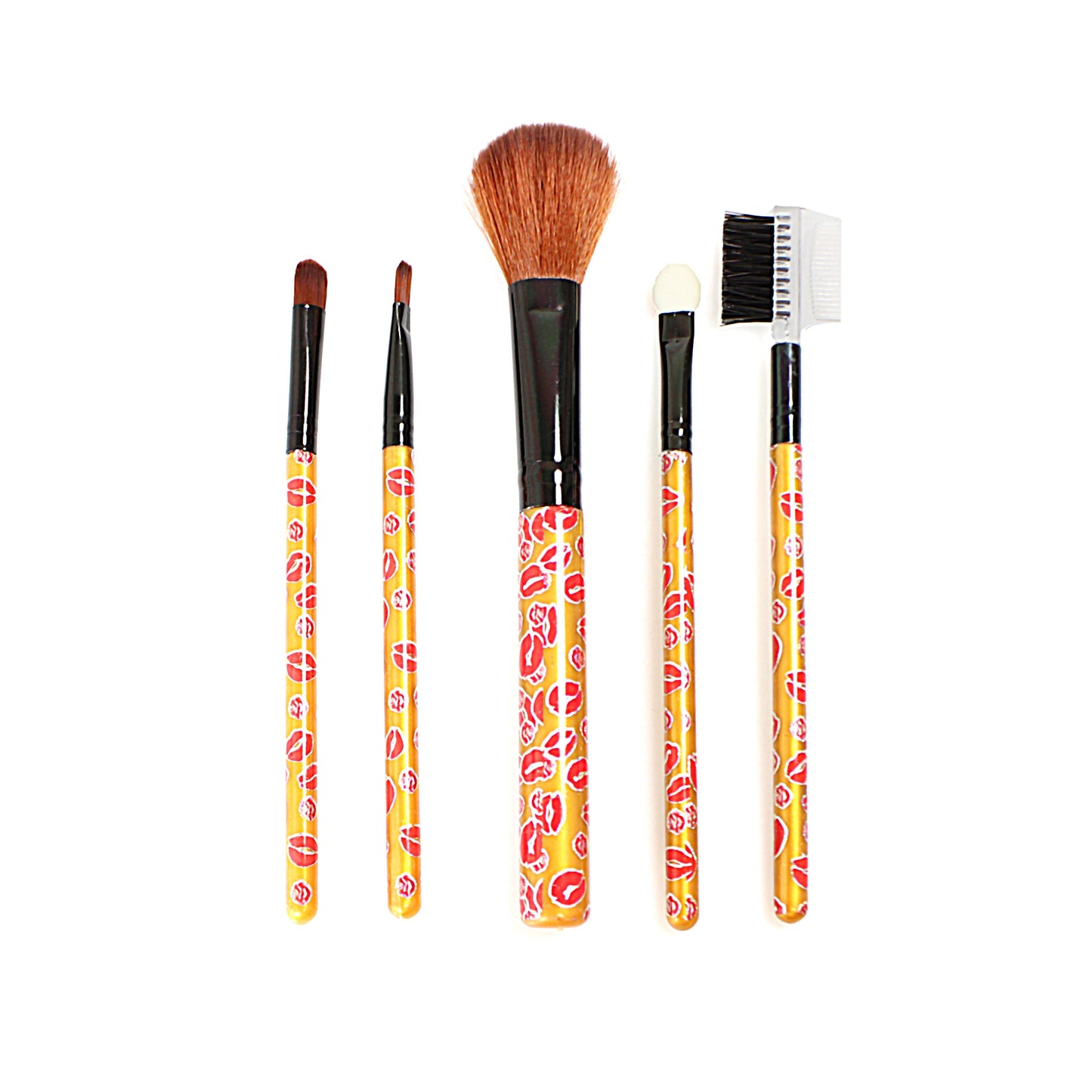 Makeup Cosmetic Brush Set of 5 Assorted Designs 2236