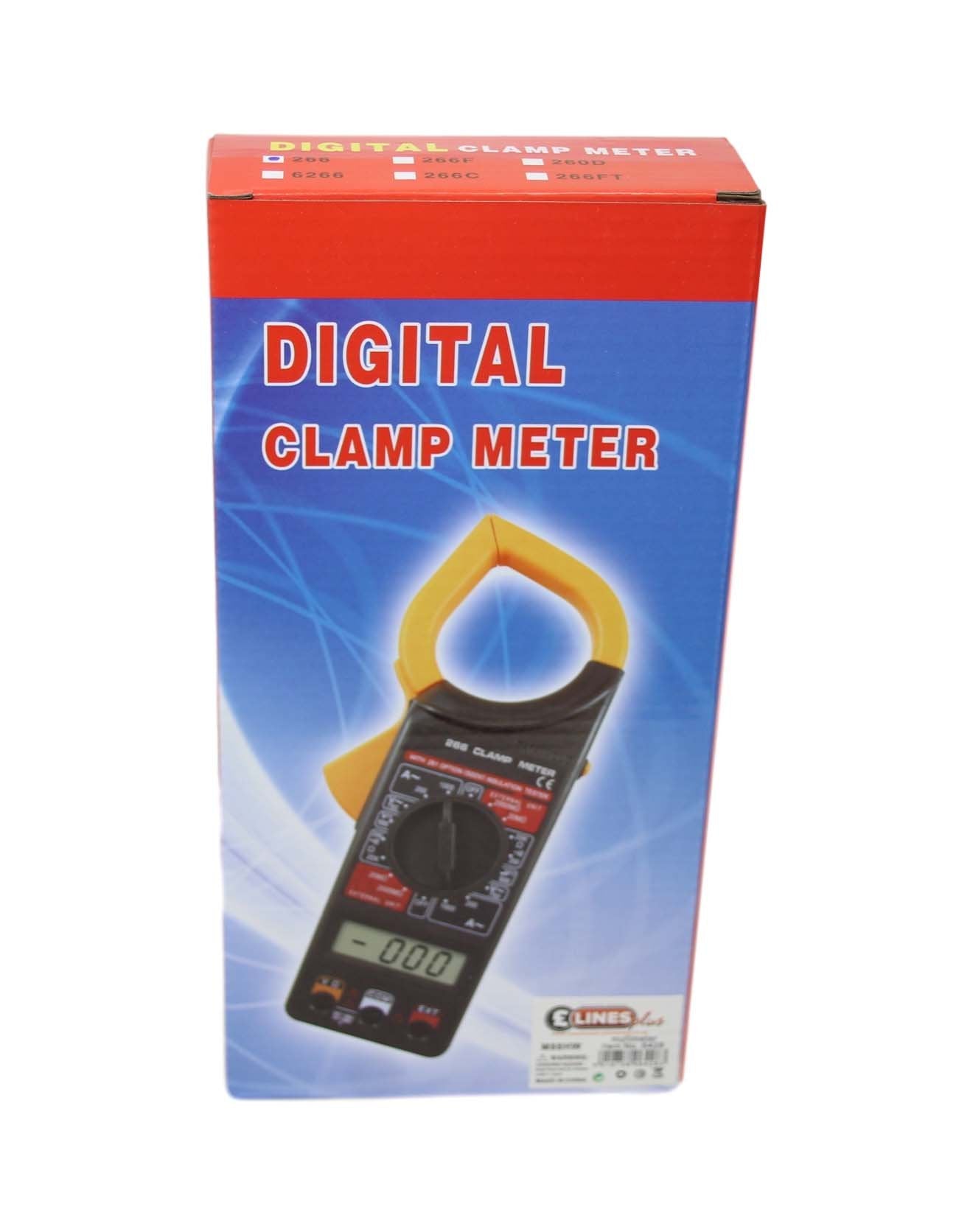 Digital Electric Clamp Meter Multimeter AC DC Current Volt Amp Test Tester 6428