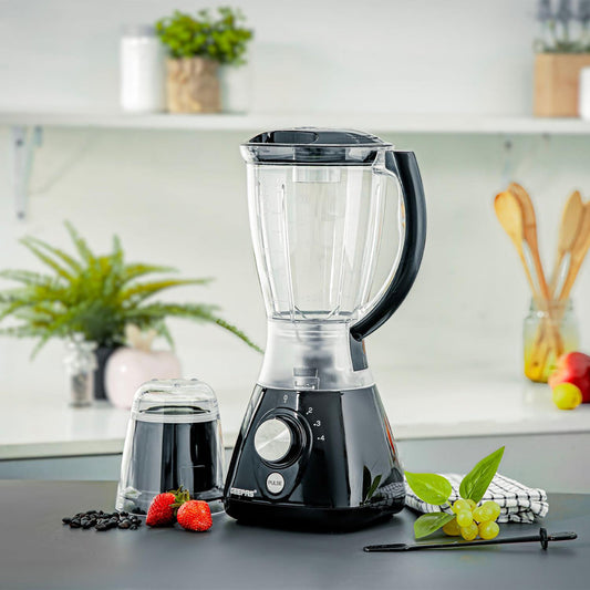 2-In-1 Portable Food Jug Blender and Coffee Grinder 1.5L Black GSB44092BK