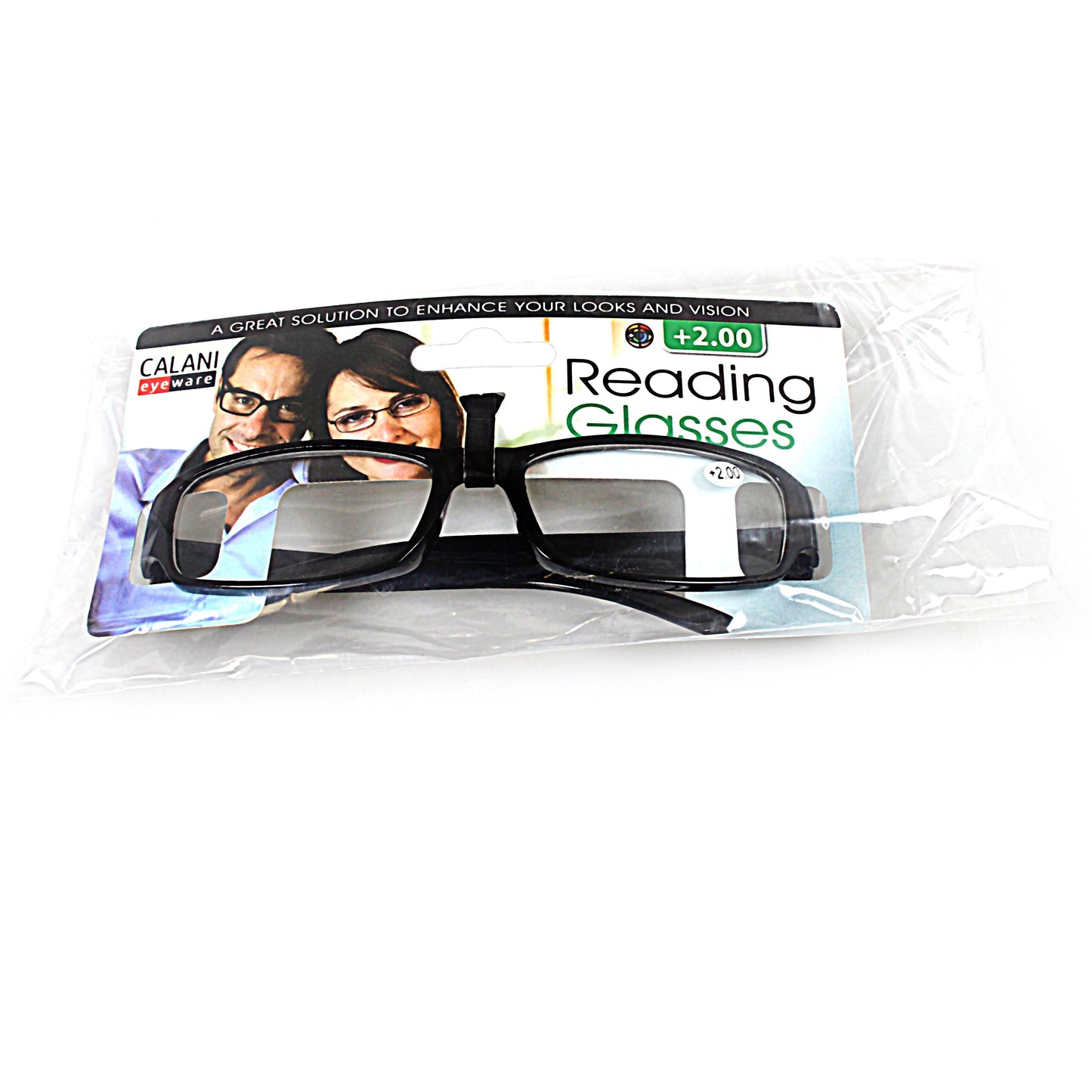 Plastic Calani Reading Glasses +4.00 Assorted Colours RD400 / BOX400