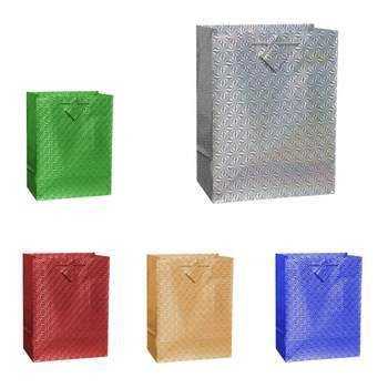Assorted Colour Holographic Party Birthday Gift Bags 39 x 30 x 10 cm 6326