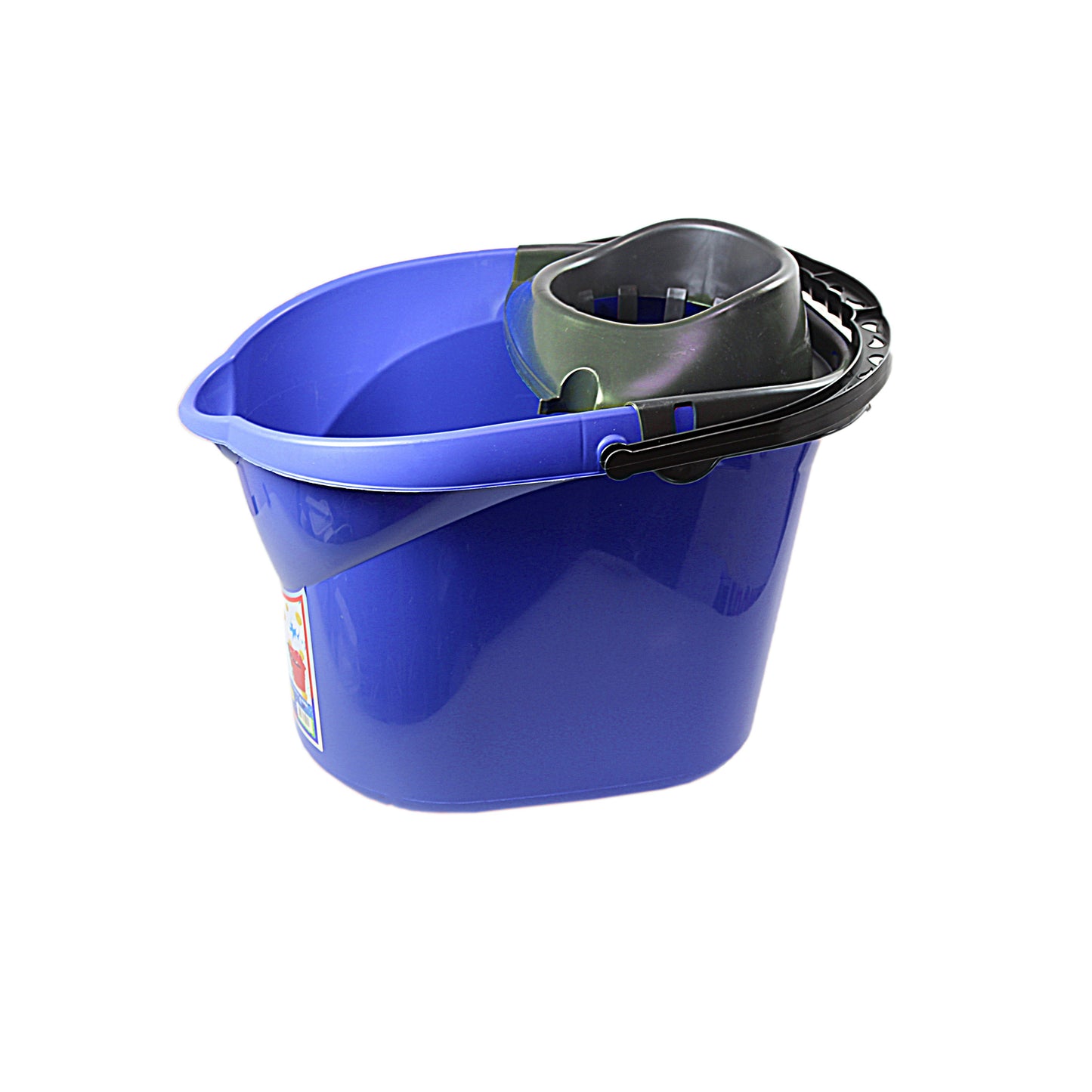 Plastic Mop Bucket 13 Litre Assorted Colours H1186