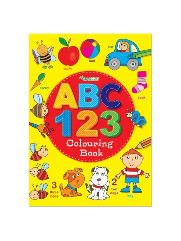 A4 My Brilliant ABC / 123 Children's Colouring Book P2821
