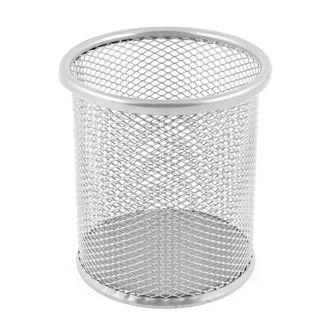 Round Metal Mesh Pencil Holder Assorted Colours 0013