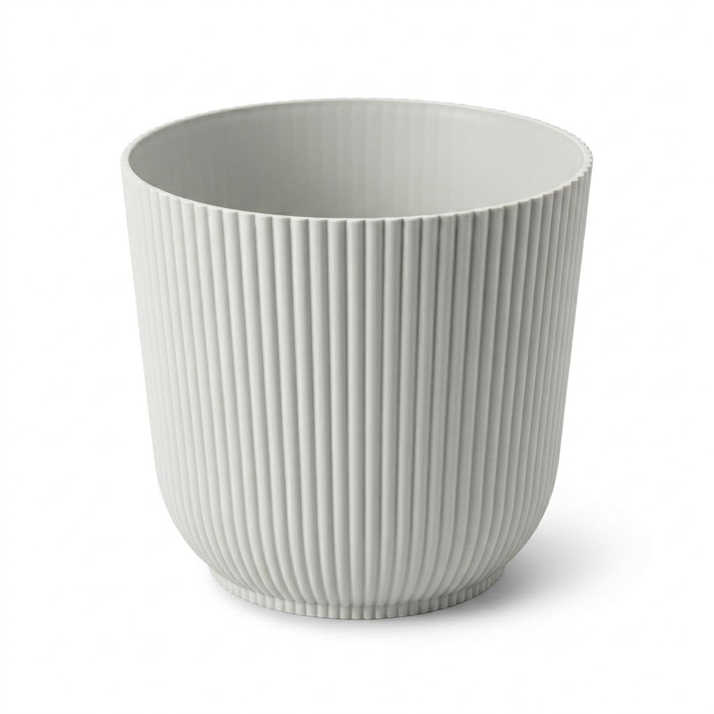 Plastic Flower Pot Assorted Colours 14x14x13cm 105g SKU 8233