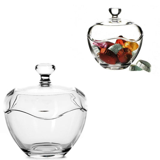 1 Piece Toscana Fancy Glass Candy Bowl 14 x 12.5cm 98775 A (Parcel Plus Rate)