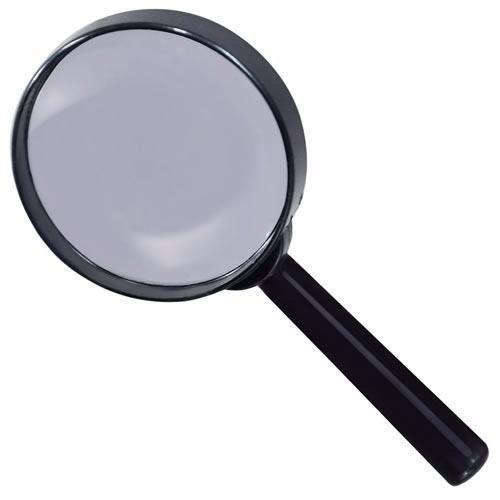 Multi Purpose Handheld  Magnifying Glass 90mm Black Frame 0605
