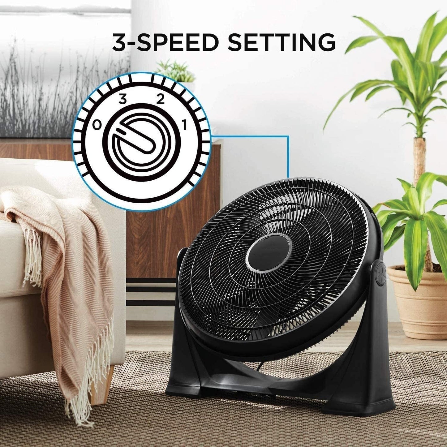 20" Inch High Velocity Floor Fan   DL2012/Bf45