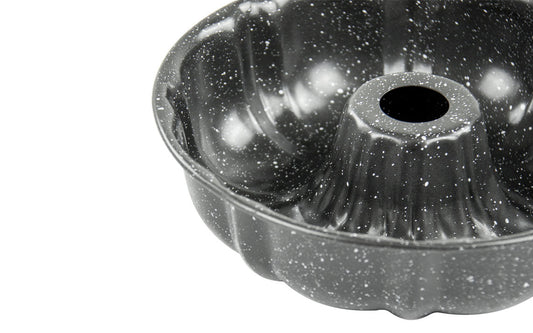 Round Ring Bundt Cake Baking Tin Mould 24 cm Speckled Grey 5408 / 9820
