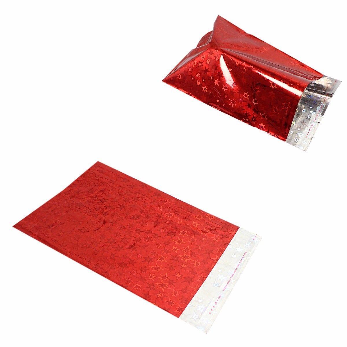 Shiny Gift Wrapping Packaging Gift Bag Envelope 16cm x 22cm Pack Of 7 Assorted Colours 4912