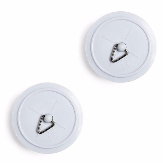Universal Rubber Bath Basin Sink Plugs Stoppers 1 3/4'' Set of 2 0253 / 2533