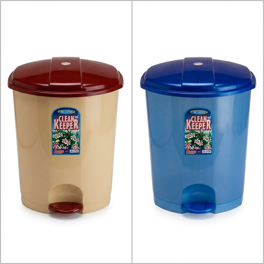 50 Litre Pedal Bin Stainless Steel Kitchen Waste Rubbish Clean Keeper Mixed Colour SKU D01015/PB50