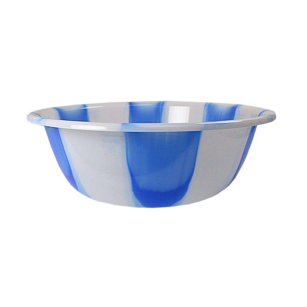 Tie Dye Print Plastic Kitchen Bowl Extra Large 40 cm Assorted Colours 3067