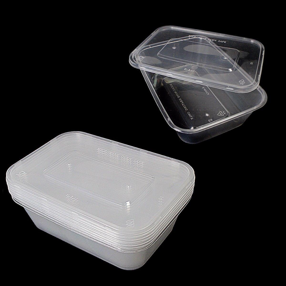 Plastic Food Storage Container 1000ml Pack of 4 MX7023