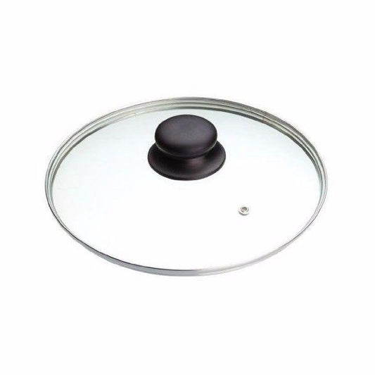16cm Clear Glass Replacement Pan Lid with Knob 0782 A (Parcel Plus Rate)