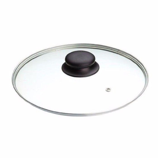 28cm Clear Glass Replacement Pan Lid with Knob 0788