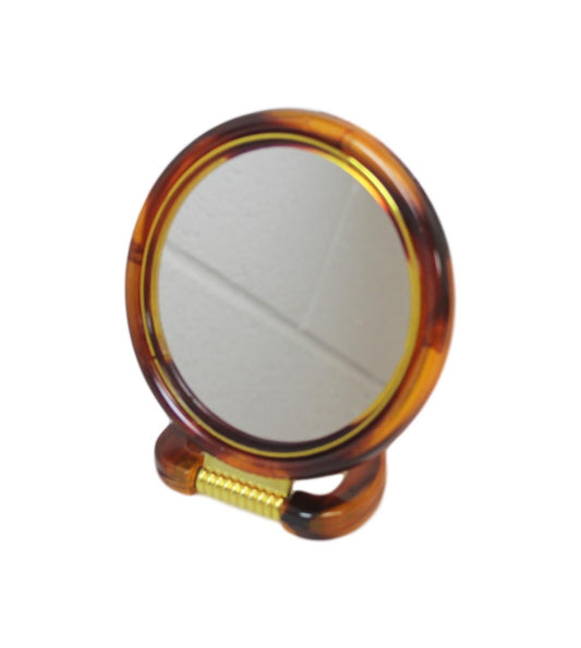 Double Sided Round Desk Mirror with Stand 18cm 5954