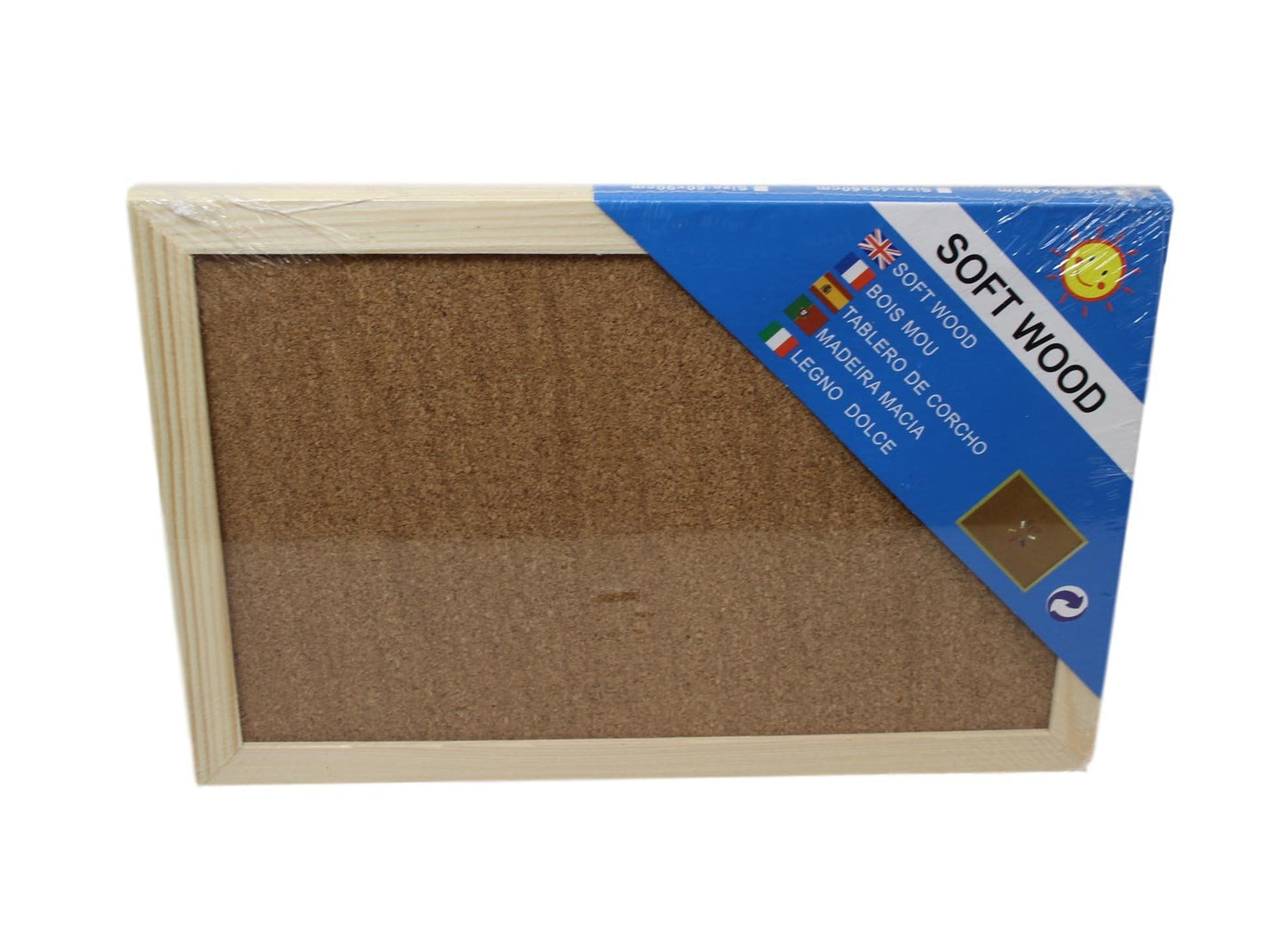 Soft Wood Pinning Board School Office Art and Crafts Soft Wood Board 40cm x 60cm  6086