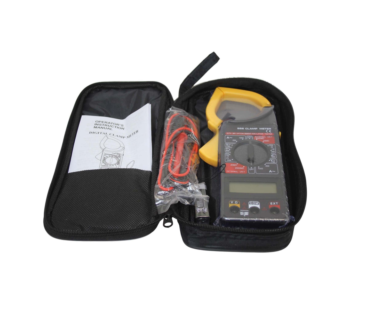 Digital Electric Clamp Meter Multimeter AC DC Current Volt Amp Test Tester 6428