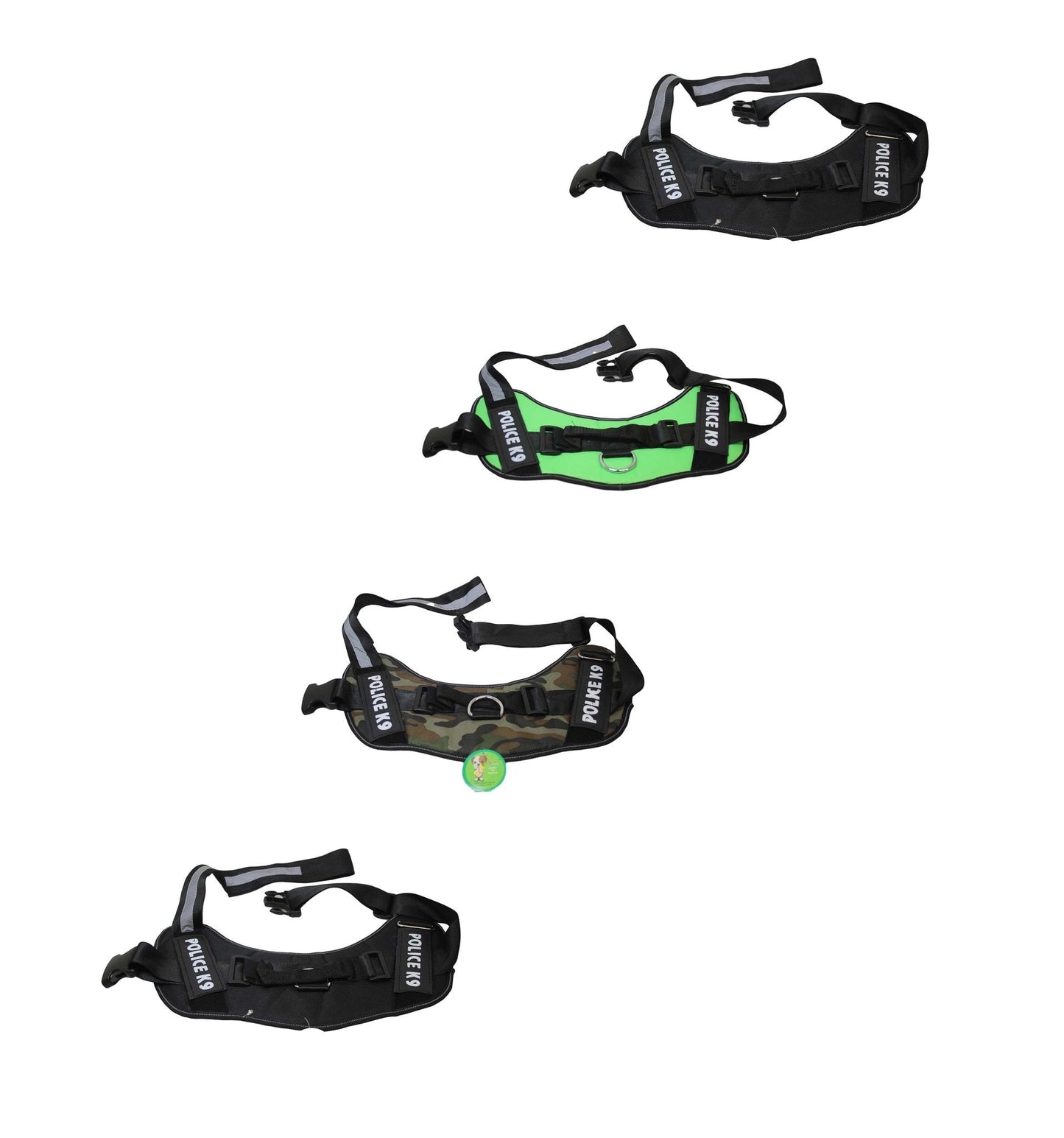 Police K9 Dog Harness Multi Colours Dog Harness Medium Assorted Colours K9M