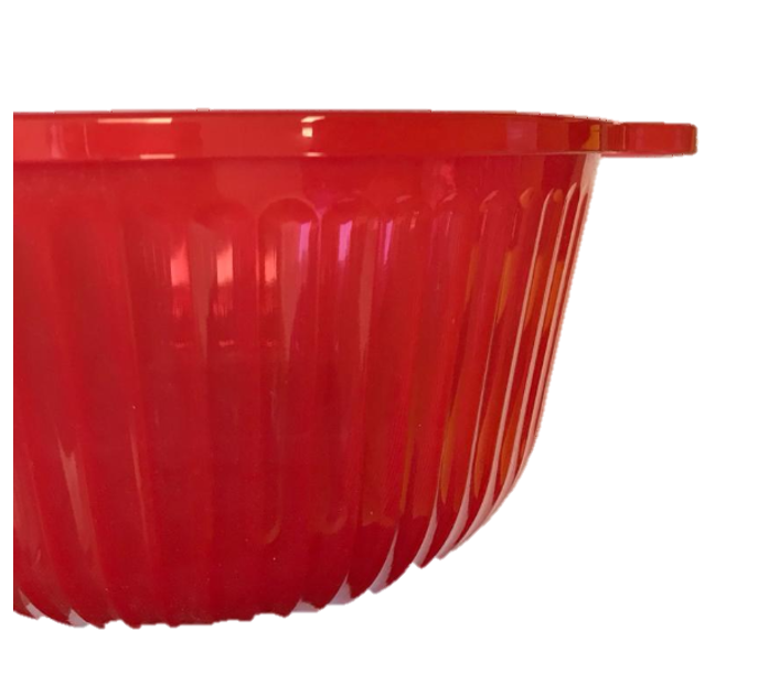 Plastic Bowl with Flat Handle 15.5 cm Assorted Colours 6800
