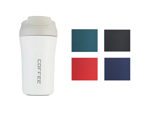 Stainless Steel Coffee Travel Cup Tumbler 15 x 7.5 cm Assorted Colours 7393