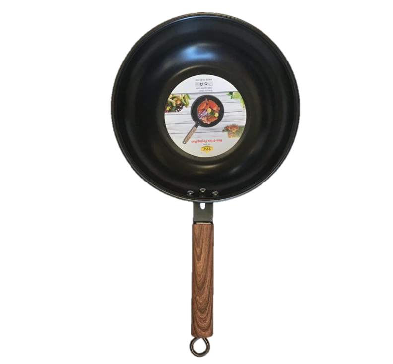 High Wall Non-Stick Flat Base Wok Frying Pan 30 cm 7406 A
