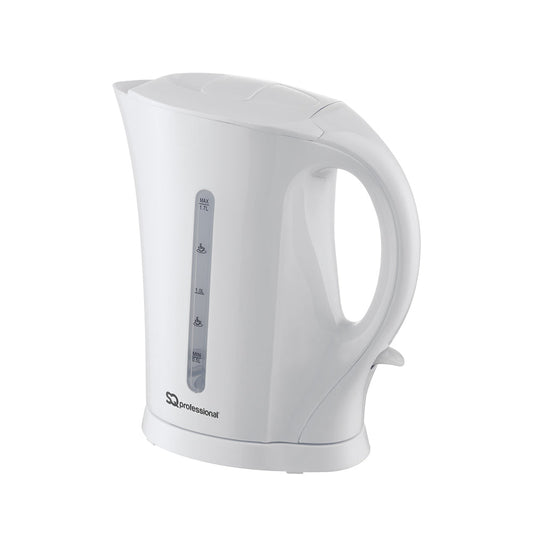 SQ Professional Aquen Plastic Kettle 1.7 Litre 2200W White 4720