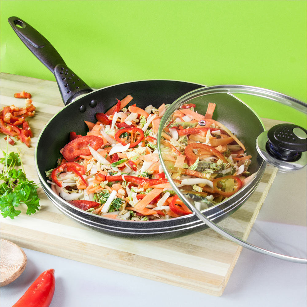 Una Non stick Frying Pan with Lid 26 cm 9450 A