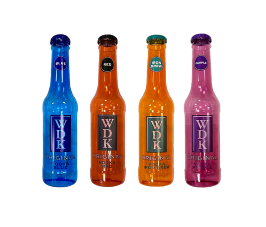 Giant Transparent Plastic WDK Money Saving Bottle 58.5 x 14cm Assorted Colours BOT009