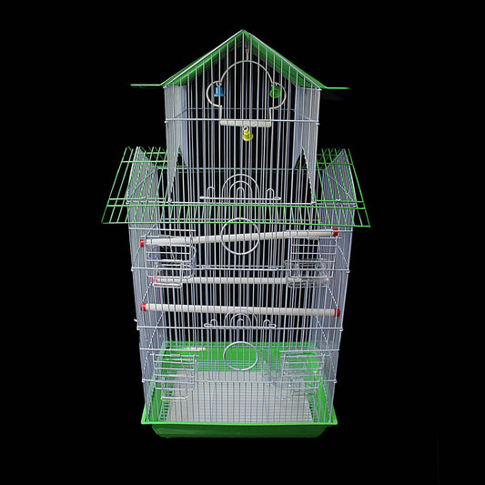 Large Metal Bird Cage 72 x 37 cm Assorted Colours 0085