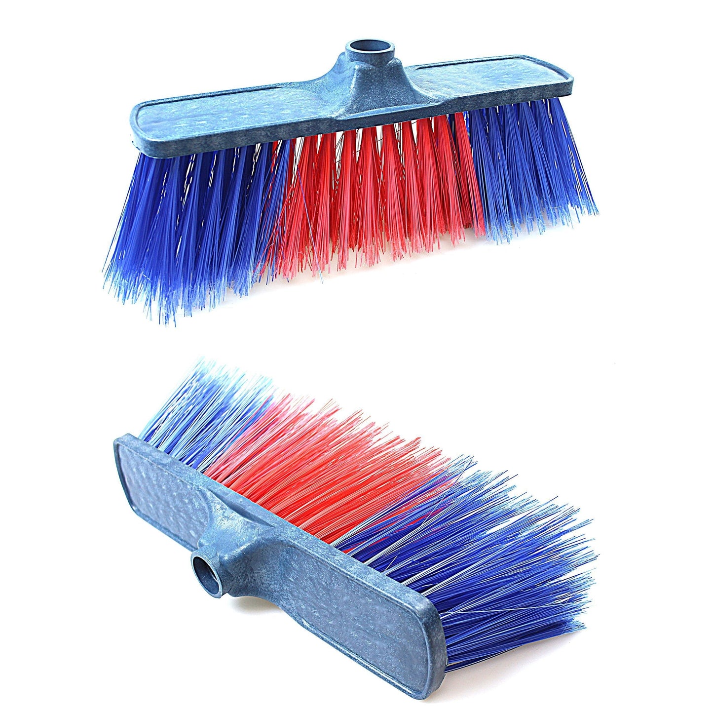 Plastic Bristle Cleaning Brush Head Two Tone 25 cm Assorted Colours 3225 A