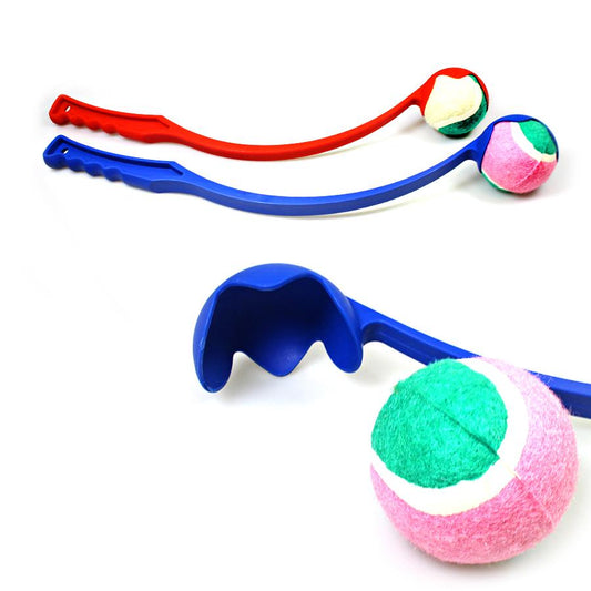 Plastic Dog Tennis Ball Chucker Launcher 50cm Assorted Colours SKU 6445/322190