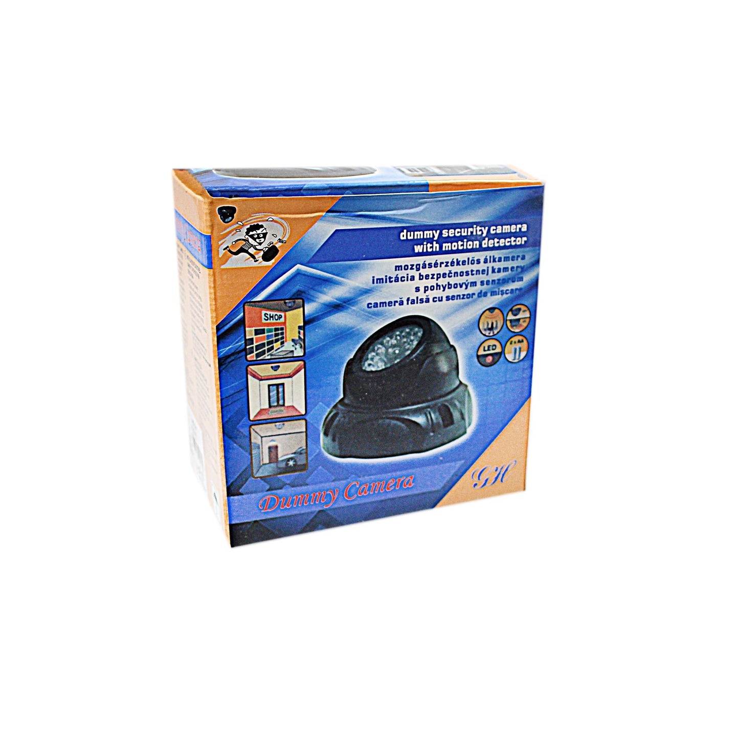 Fake High Security Motion Detector Dummy Camera With Red Light 4953