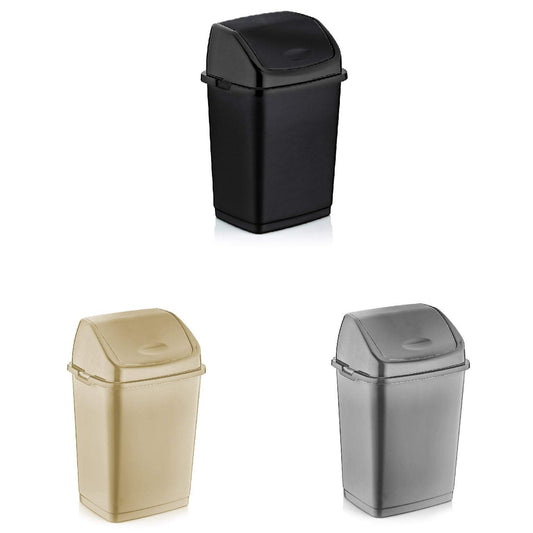 Plastic Kitchen Fantasy Swing Bin 50 Litre Assorted Colours D09705?Sb870