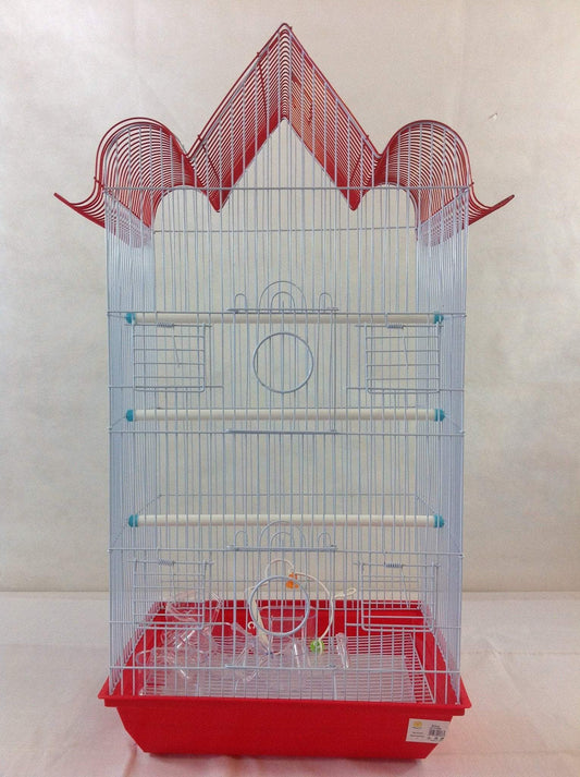 Large Metal Bird Cage 68 x 43 cm Assorted Colours 0086