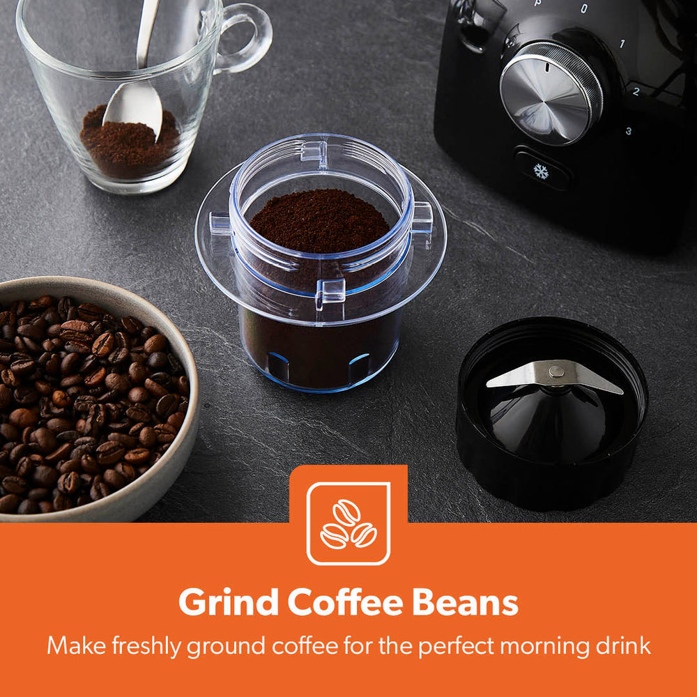 Dual Food Jug Blender and Coffee Grinder 1.8L Black GSB44092UKBK