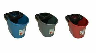 Plastic Mop Bucket 13 Litre Assorted Colours H1186