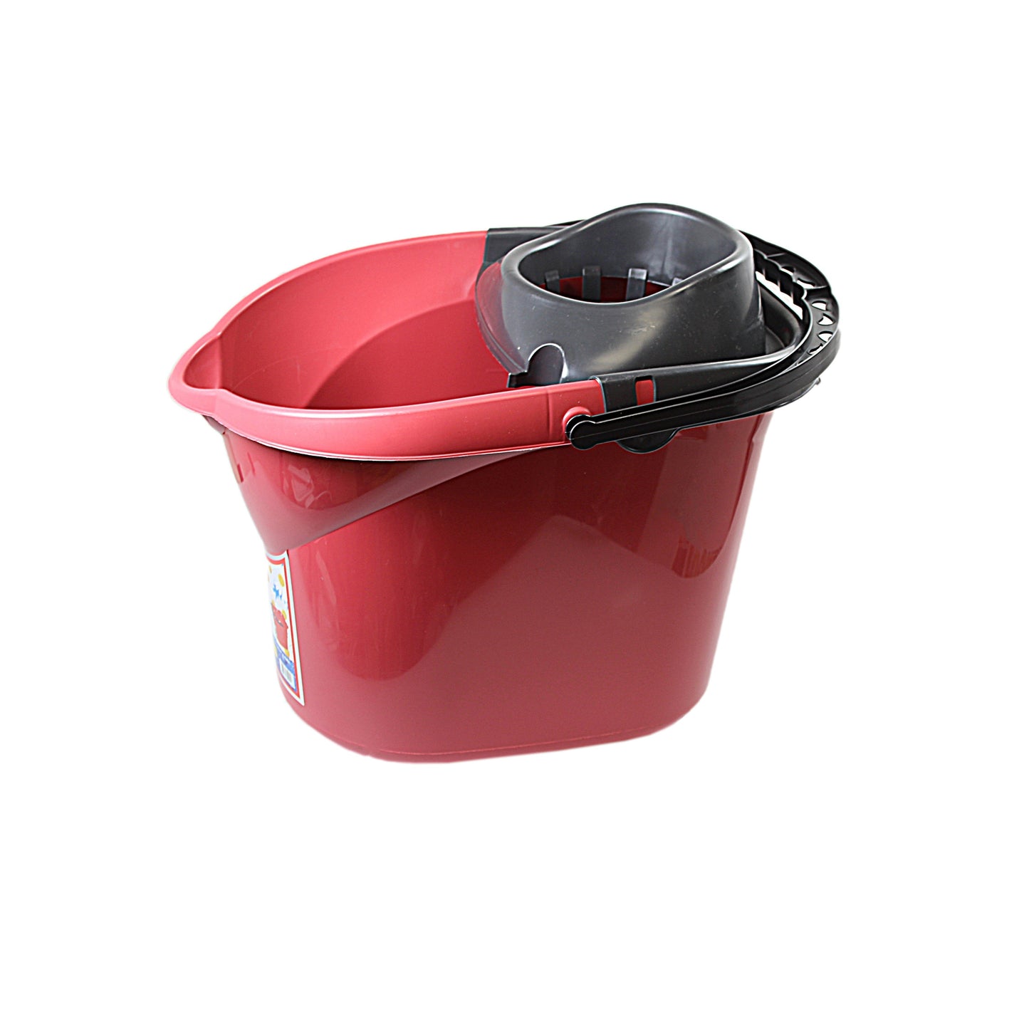 Plastic Mop Bucket 13 Litre Assorted Colours H1186