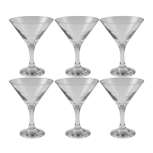PB 6 Piece Bistro Martini Glass 190ml 44410