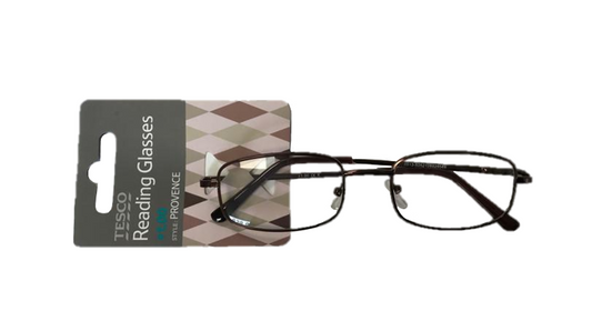Reading Glasses +2.50 Metal Frame Assorted Colours PROVENANCE250