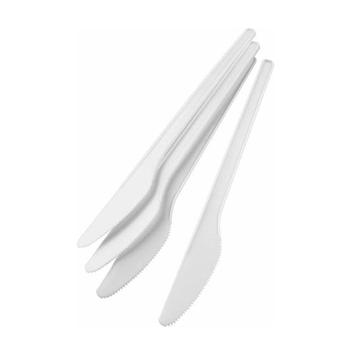 Plastic Disposable Party White Plastic Knives 100 Pack ST1162