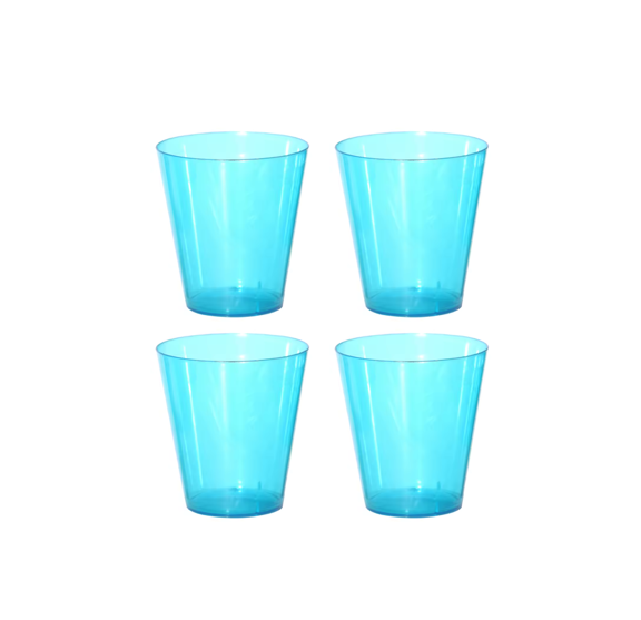 Reusable Plastic Shot Glasses 25ml Pack of 24 Assorted Colours ST81385