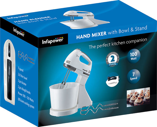 Infapower’s 7 Speed Electric Stand Hand Mixer X102
