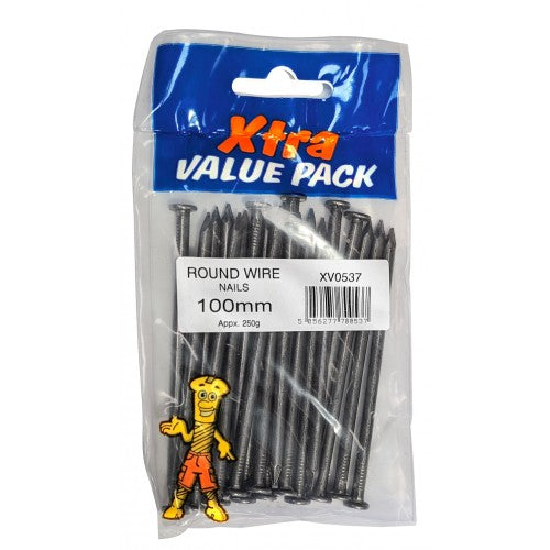 Round Wire Nails 100mm Approx. 250g 0537