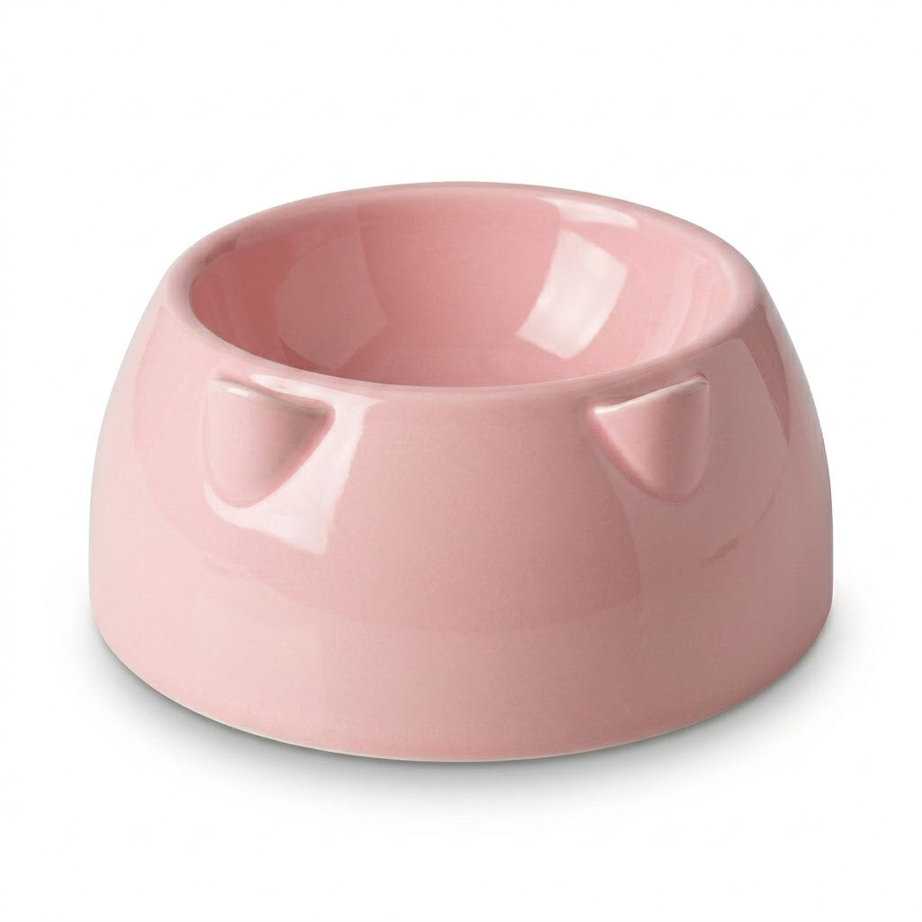 Cat Bowl Assorted Colours 19x19x10cm 86g SKU8121