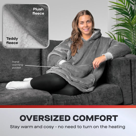 Daewoo Oversized Heated Hoodie Blanket HEA1937GE